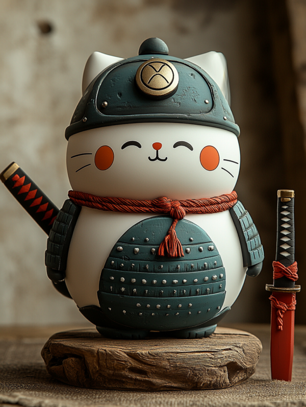 Purrshido - Figure - swordmaster — Dekoration | Purrshido